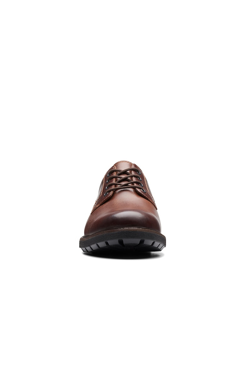 Clarks Кожени обувки Batcombe Derby - Коняк кафяв - Pepit.bg