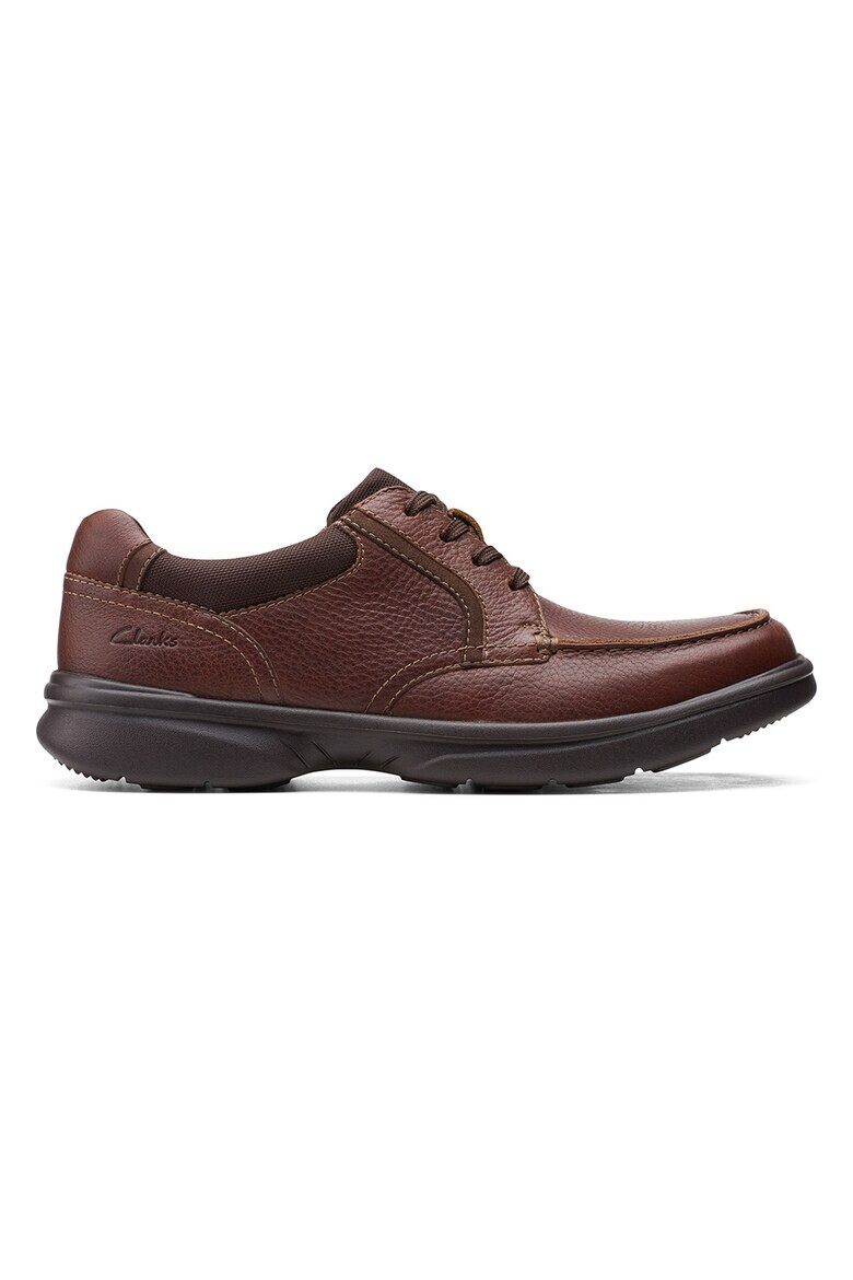 Clarks Кожени обувки Bradley с текстил - Pepit.bg