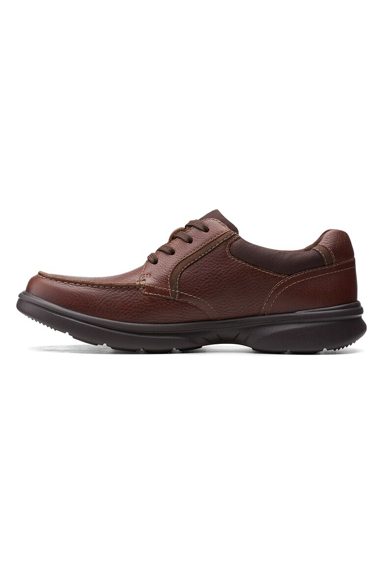 Clarks Кожени обувки Bradley с текстил - Pepit.bg