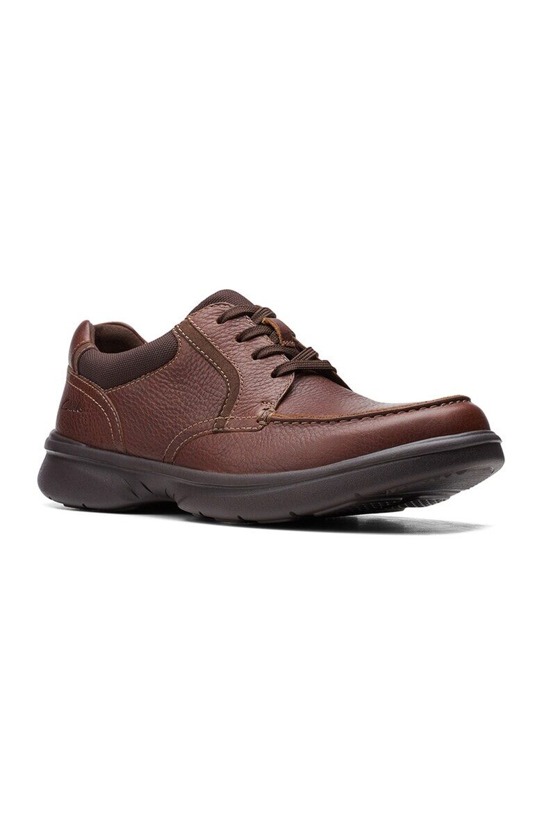 Clarks Кожени обувки Bradley с текстил - Pepit.bg