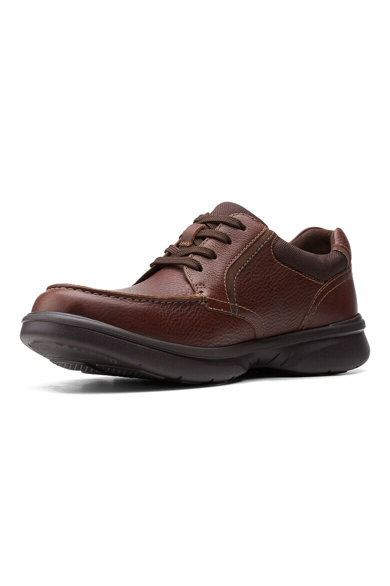 Clarks Кожени обувки Bradley с текстил - Pepit.bg