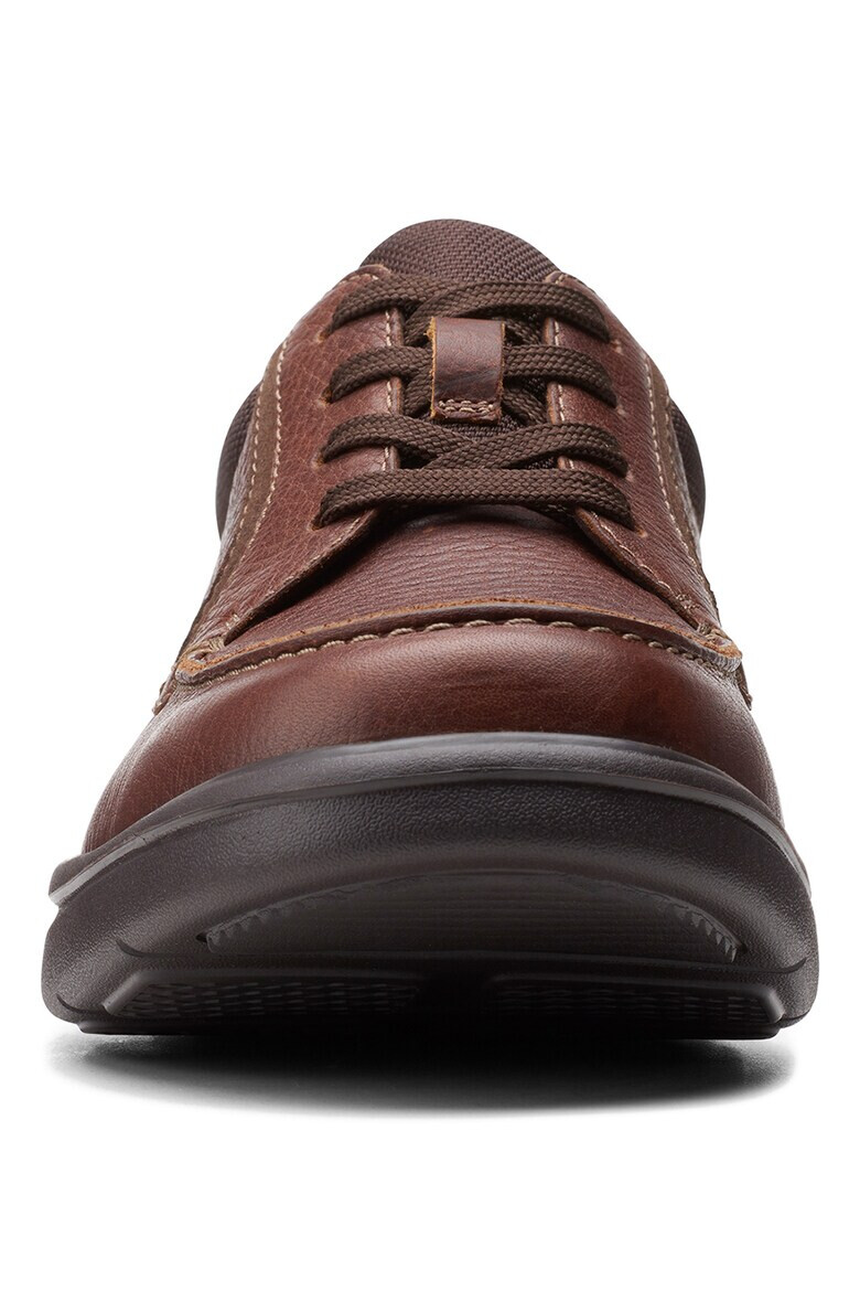 Clarks Кожени обувки Bradley с текстил - Pepit.bg