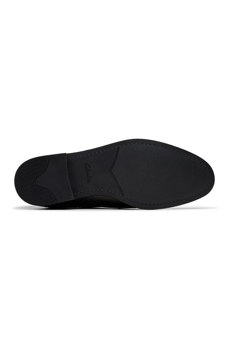 Clarks Кожени обувки Brandon тип Derby с перфорации - Pepit.bg
