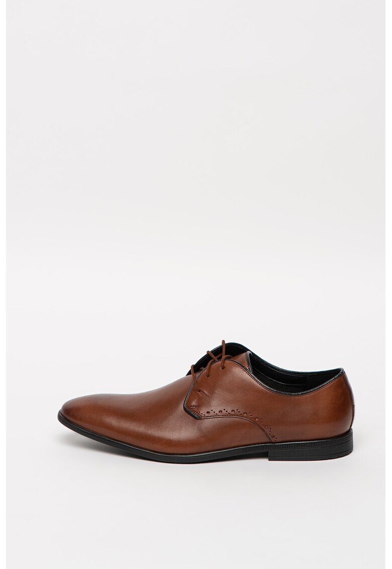 Clarks Кожени обувки Derby Bampton Park - Pepit.bg