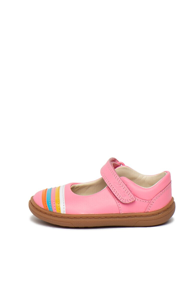 Clarks Кожени обувки Flash Rain Mary Jane - Pepit.bg