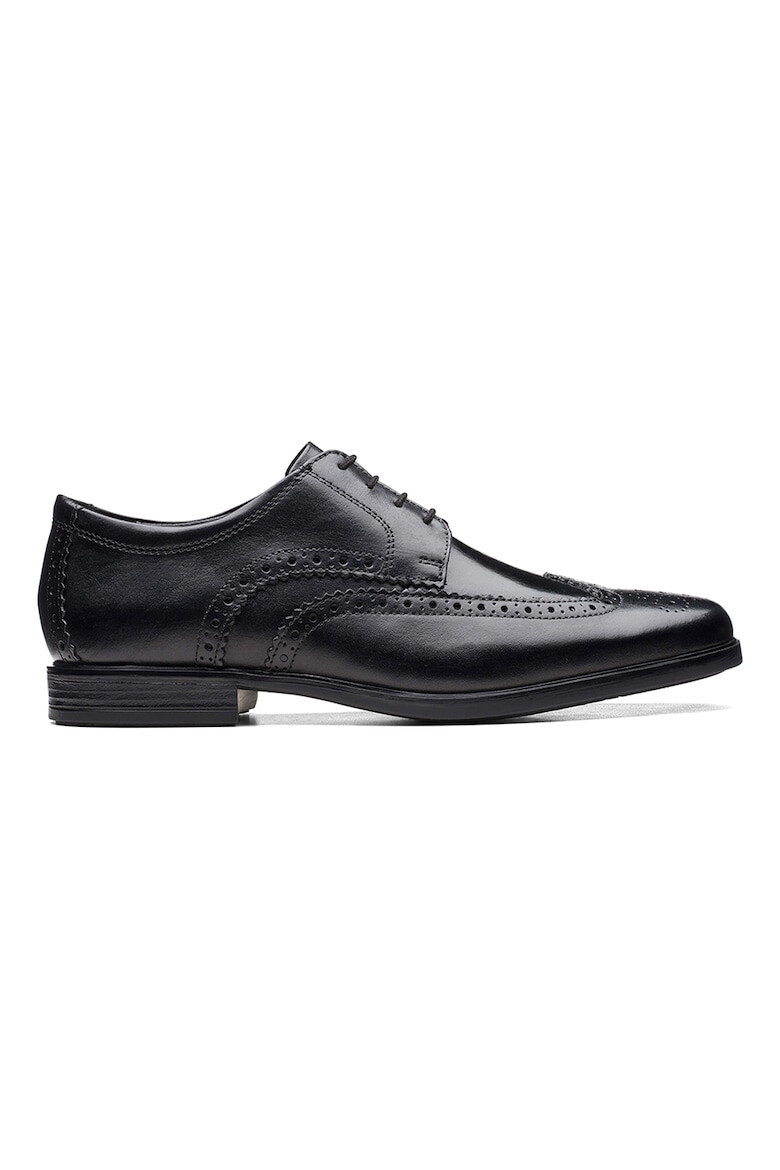 Clarks Кожени обувки Howard Wing Derby - Pepit.bg