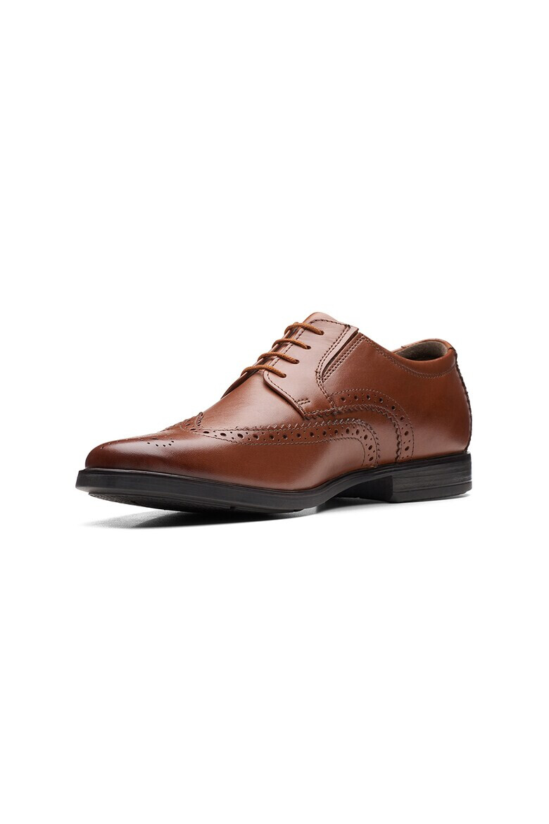 Clarks Кожени обувки Howard Wing Derby - Pepit.bg