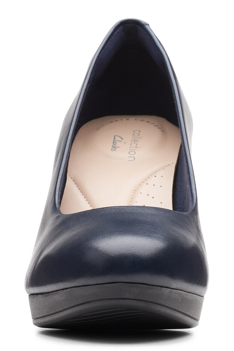 Clarks Кожени обувки с овален връх - Pepit.bg