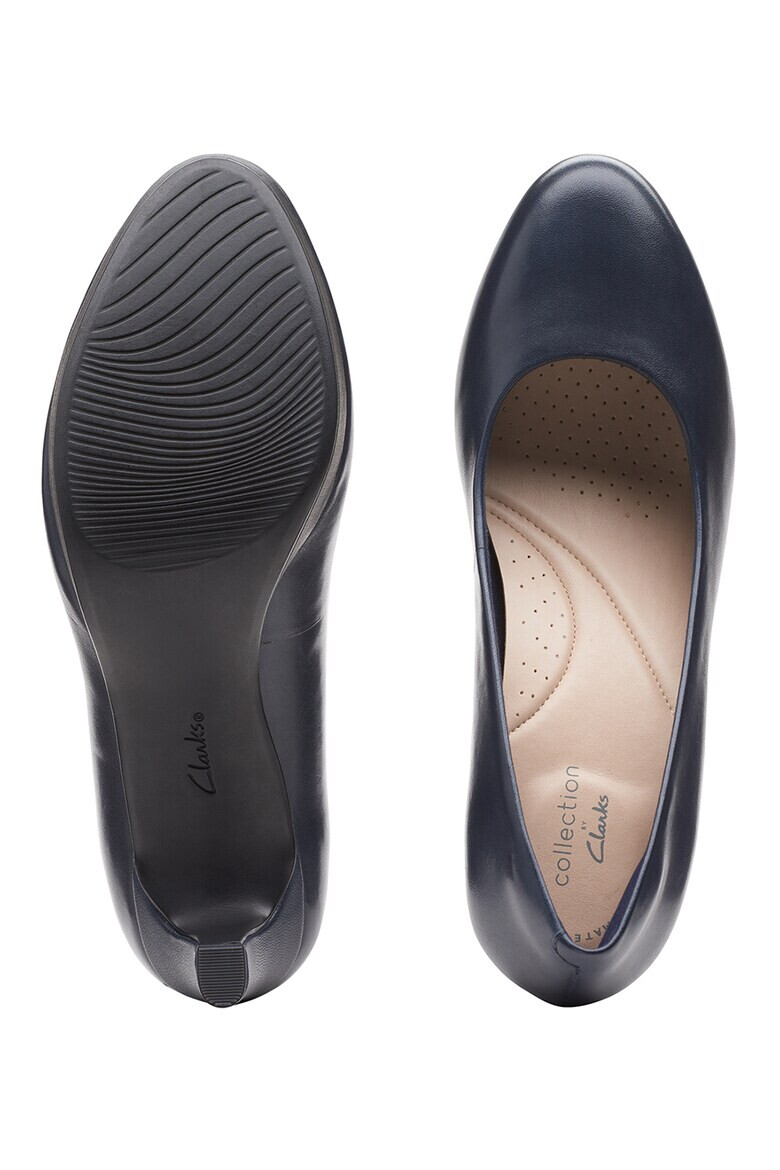 Clarks Кожени обувки с овален връх - Pepit.bg