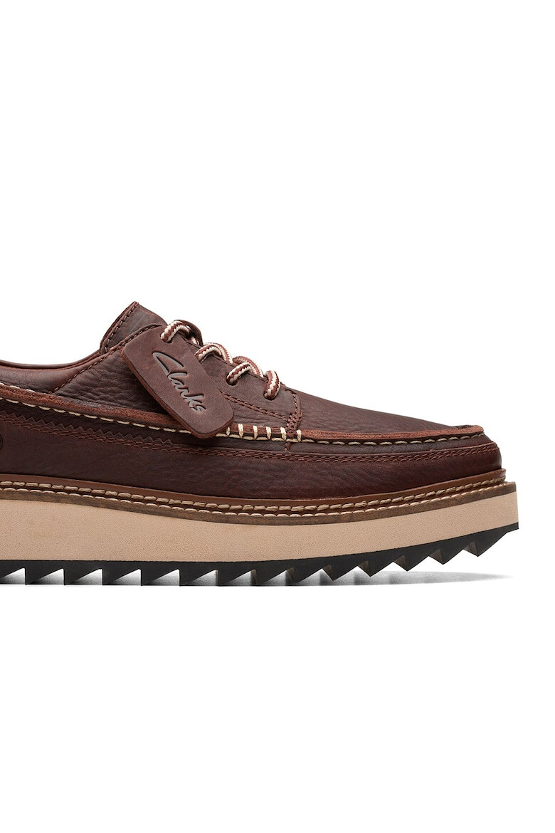 Clarks Кожени обувки с връзки - Pepit.bg