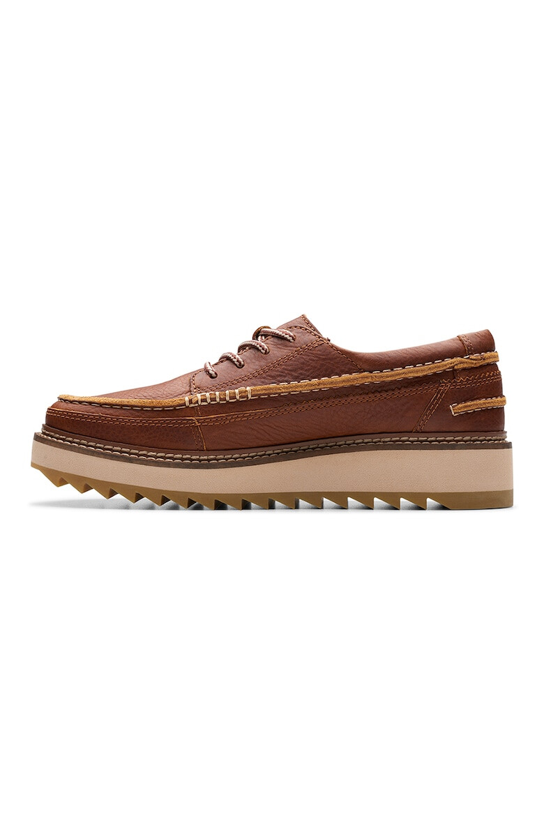 Clarks Кожени обувки с връзки - Pepit.bg