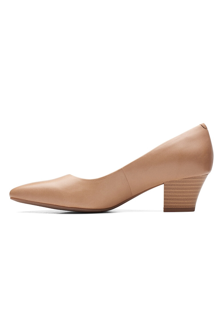 Clarks Кожени обувки Teresa Step с остър връх - Pepit.bg