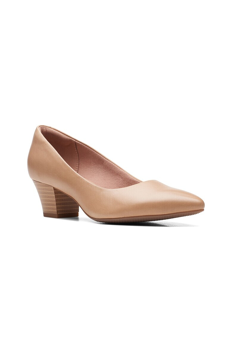 Clarks Кожени обувки Teresa Step с остър връх - Pepit.bg