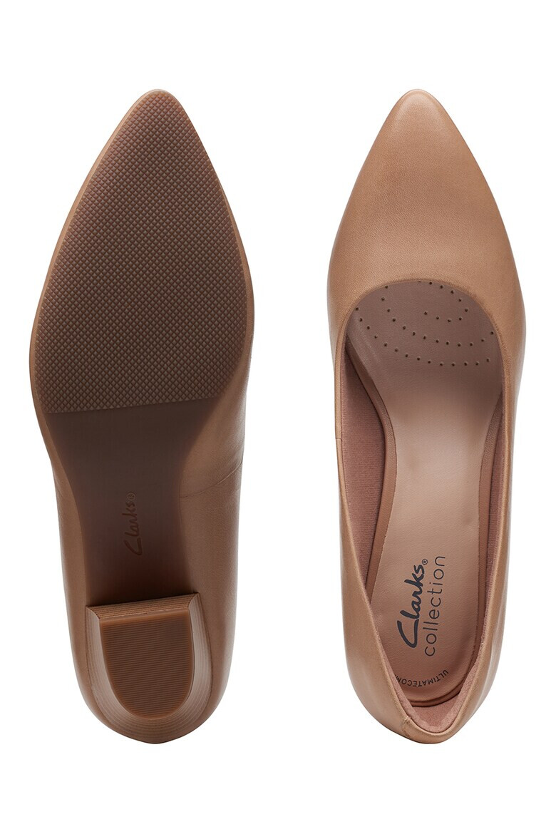 Clarks Кожени обувки Teresa Step с остър връх - Pepit.bg