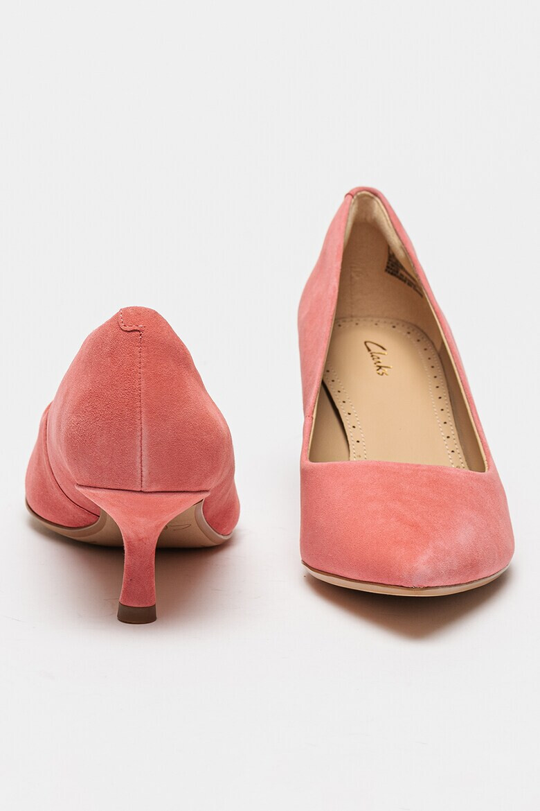 Clarks Кожени обувки Violette55 с остър връх - Pepit.bg