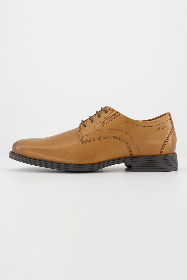 Clarks Кожени обувки Whiddon Brogue - Карамел - Pepit.bg
