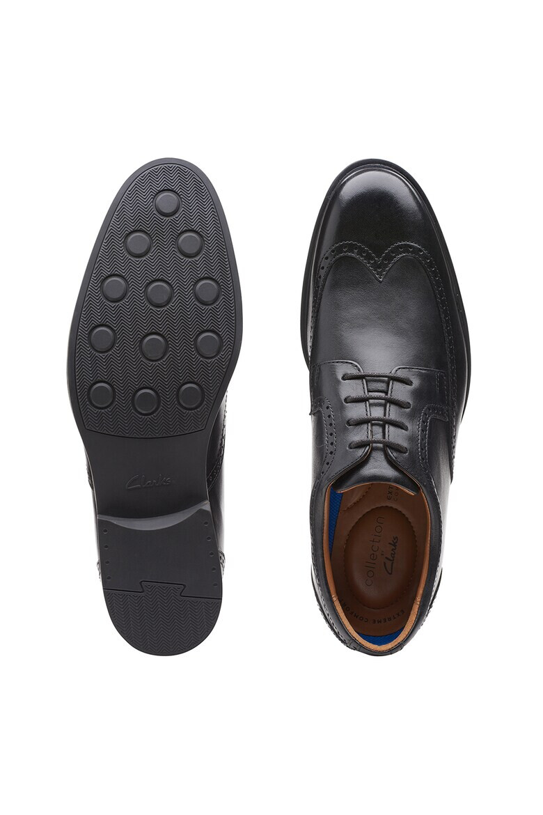 Clarks Кожени обувки Whiddon Oxford - Pepit.bg