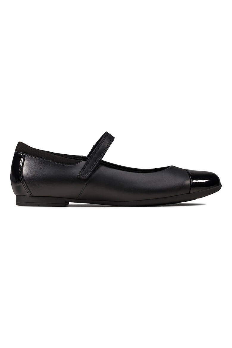Clarks Кожени пантофки Scala с велкро - Pepit.bg