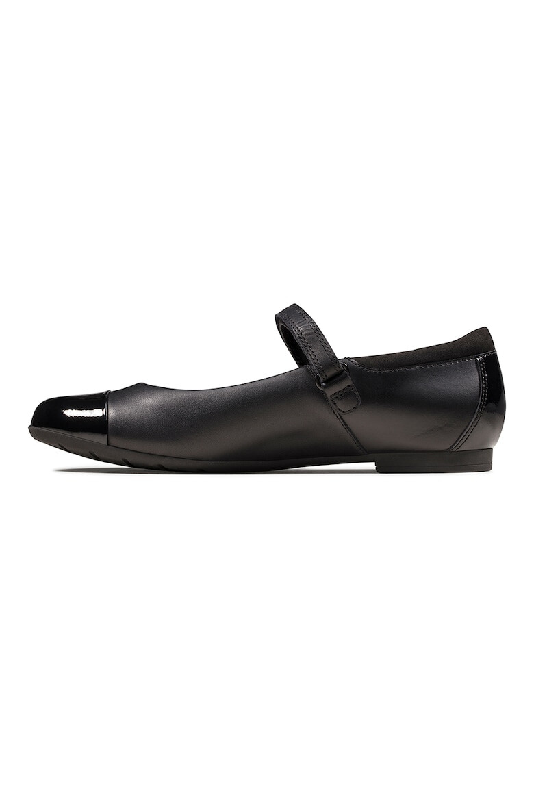 Clarks Кожени пантофки Scala с велкро - Pepit.bg