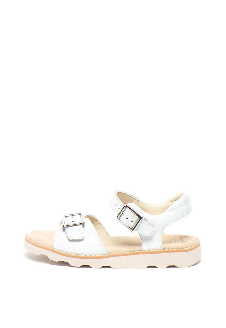 Clarks Кожени сандали Crown Bloom - Pepit.bg