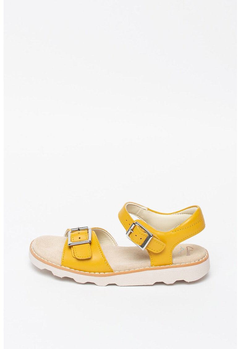 Clarks Кожени сандали Crown Bloom - Pepit.bg