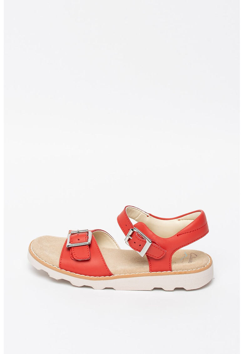 Clarks Кожени сандали Crown Bloom - Pepit.bg