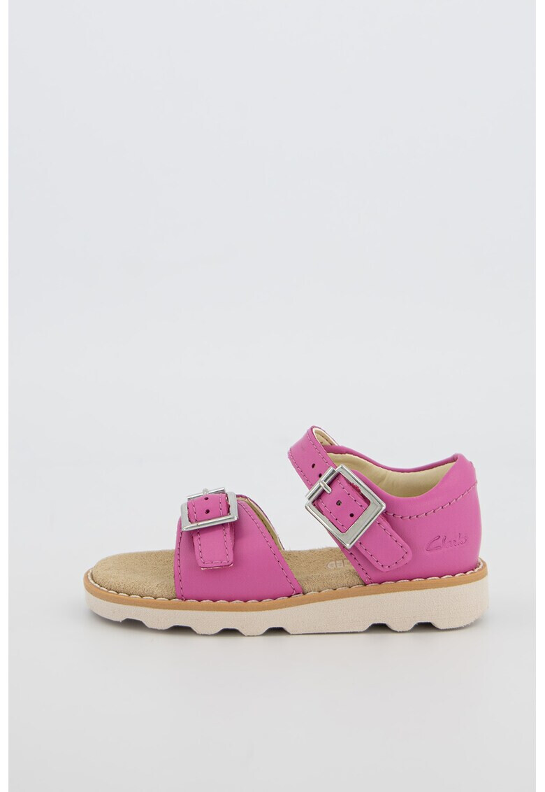 Clarks Кожени сандали Crown Bloom - Pepit.bg