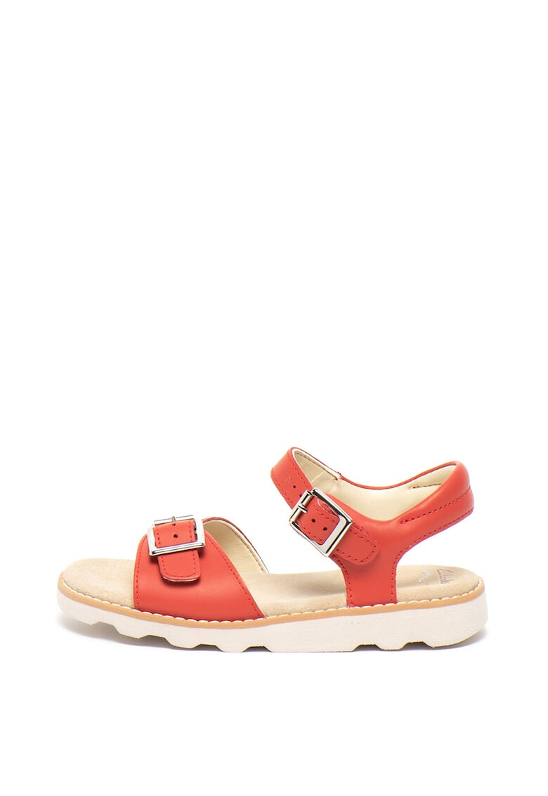 Clarks Кожени сандали Crown Bloom с токи - Pepit.bg