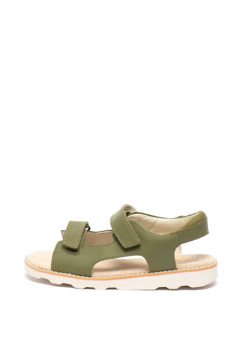 Clarks Кожени сандали Crown Root с велкро - Pepit.bg