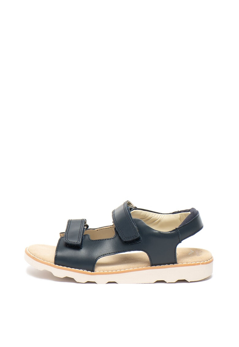 Clarks Кожени сандали Crown Root с велкро - Pepit.bg