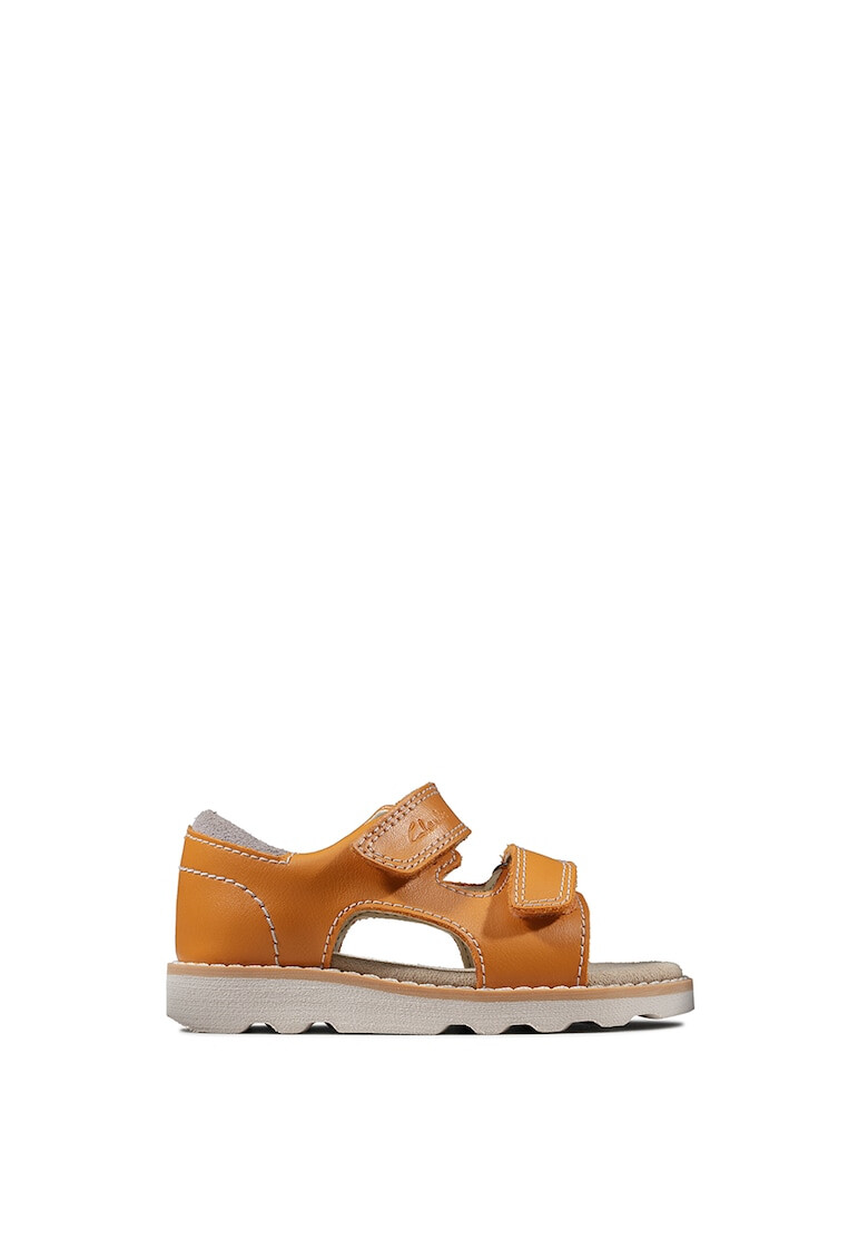 Clarks Кожени сандали Crown Root с велкро - Pepit.bg