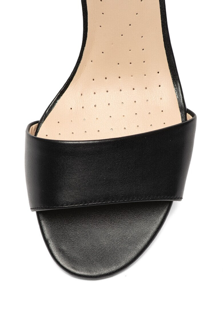 Clarks Кожени сандали Deva Mae с каишка на глезена || - Pepit.bg