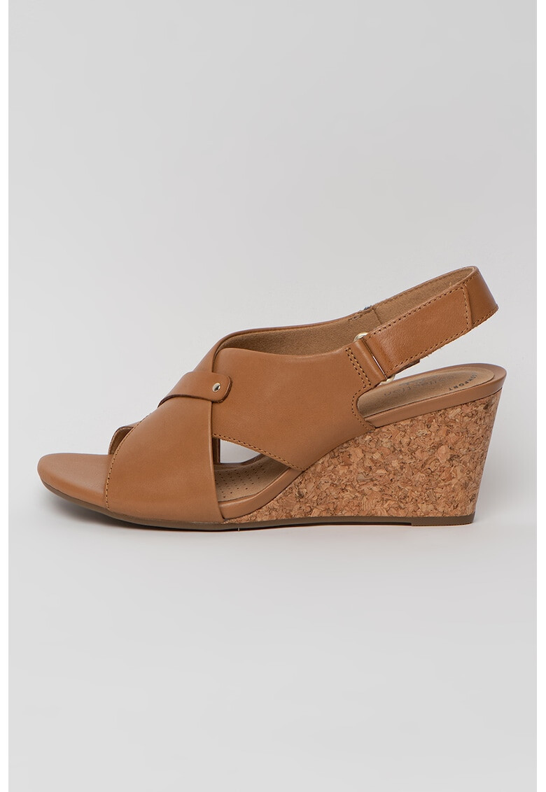 Clarks Кожени сандали Margee Eve - Pepit.bg