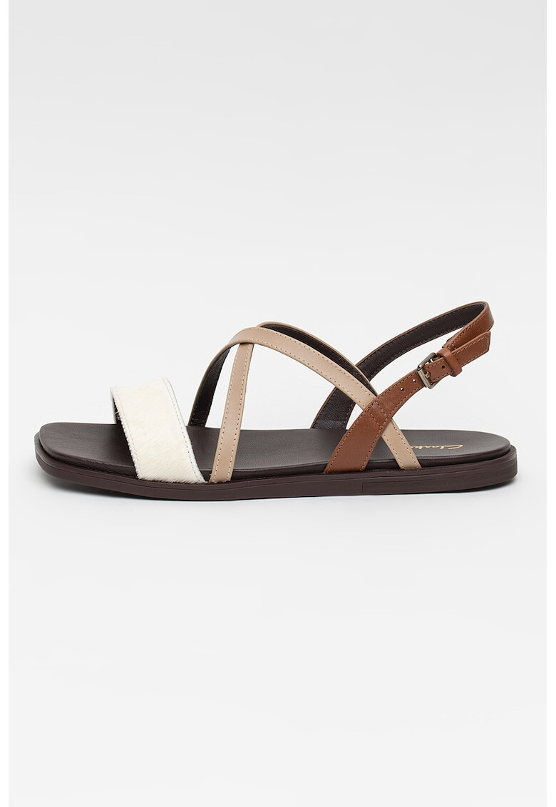 Clarks Кожени сандали Ofra - Pepit.bg