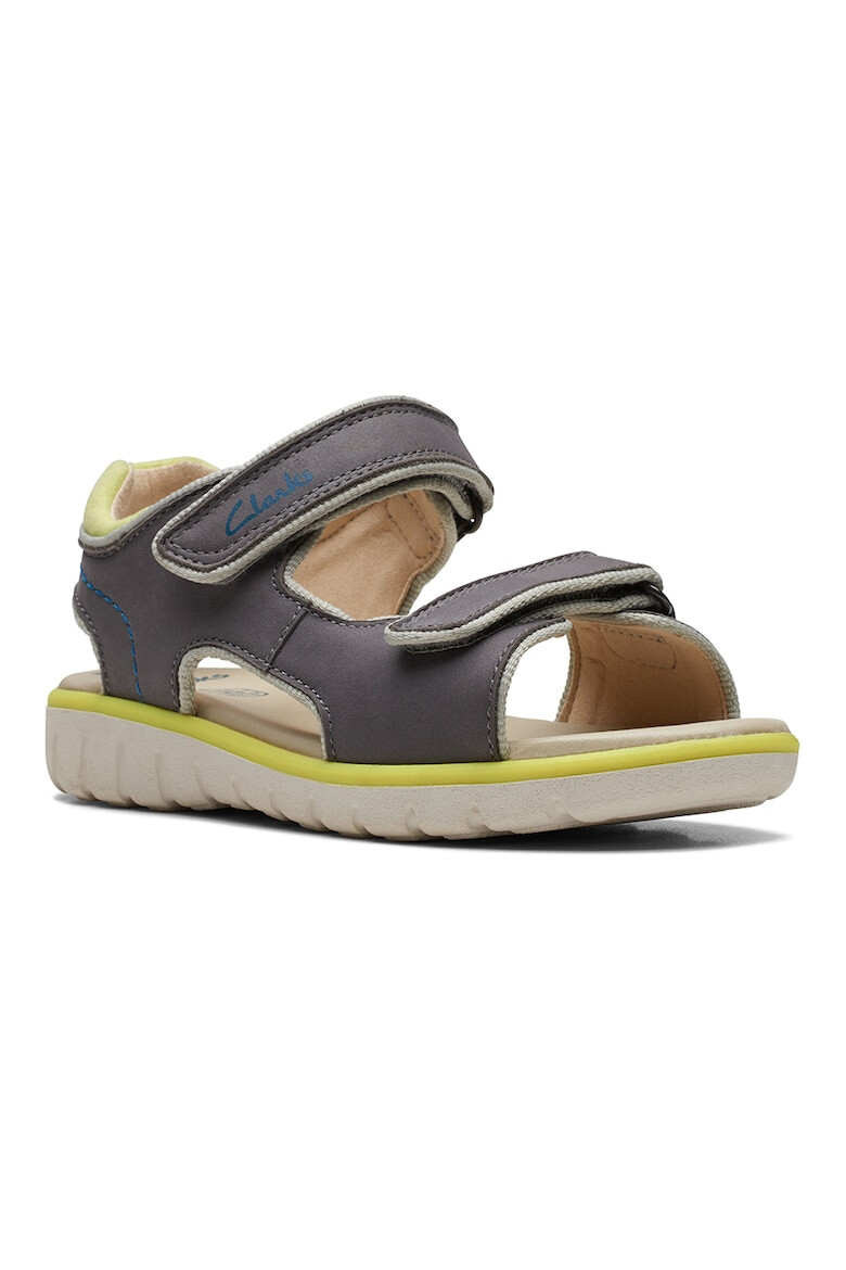 Clarks Кожени сандали Roam Plane с велкро - Pepit.bg