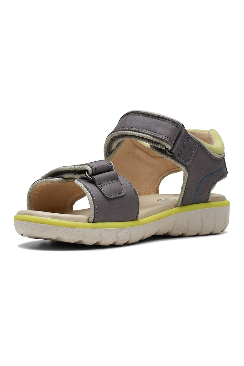Clarks Кожени сандали Roam Plane с велкро - Pepit.bg