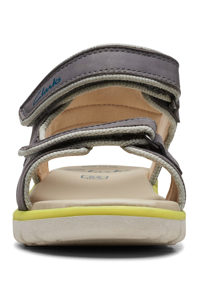 Clarks Кожени сандали Roam Plane с велкро - Pepit.bg
