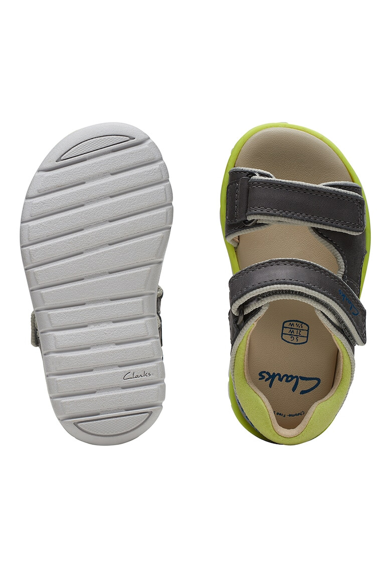 Clarks Кожени сандали Roam Plane с велкро - Pepit.bg
