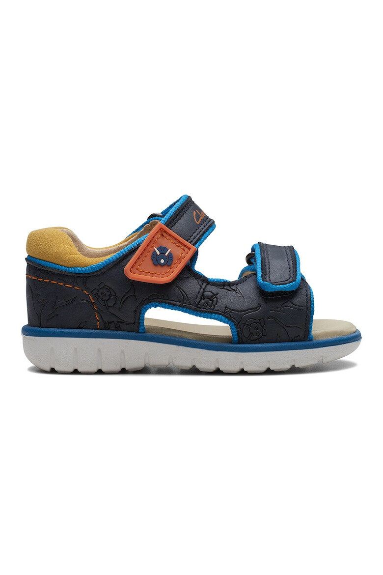 Clarks Кожени сандали Roam Plane с велкро - Pepit.bg