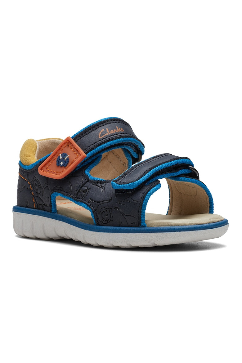 Clarks Кожени сандали Roam Plane с велкро - Pepit.bg