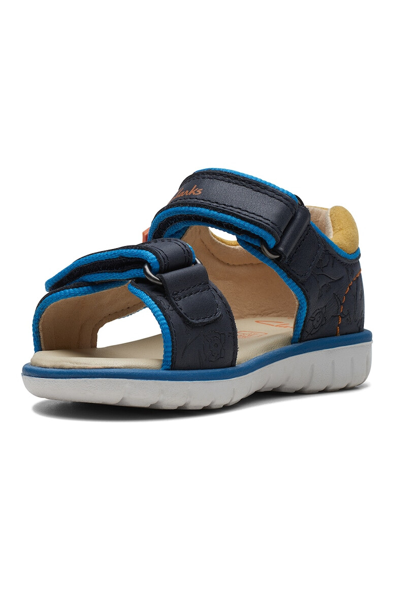 Clarks Кожени сандали Roam Plane с велкро - Pepit.bg