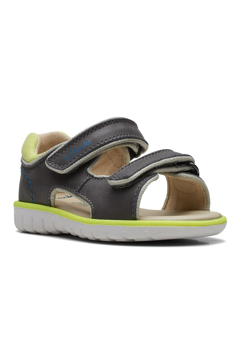 Clarks Кожени сандали Roam Plane с велкро - Pepit.bg