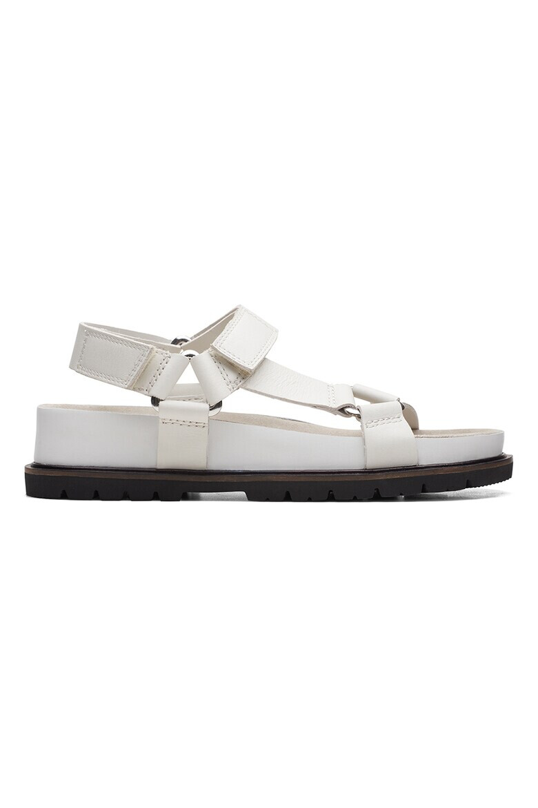 Clarks Кожени сандали с велкро - Pepit.bg