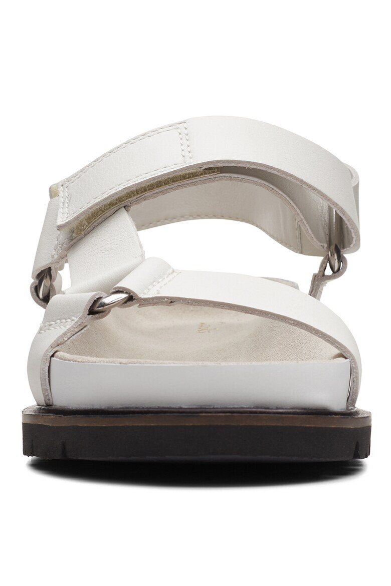 Clarks Кожени сандали с велкро - Pepit.bg