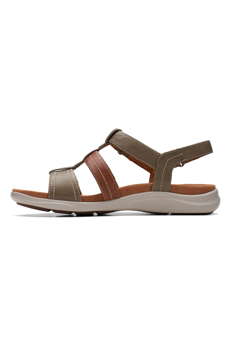 Clarks Кожени сандали с велкро - Pepit.bg