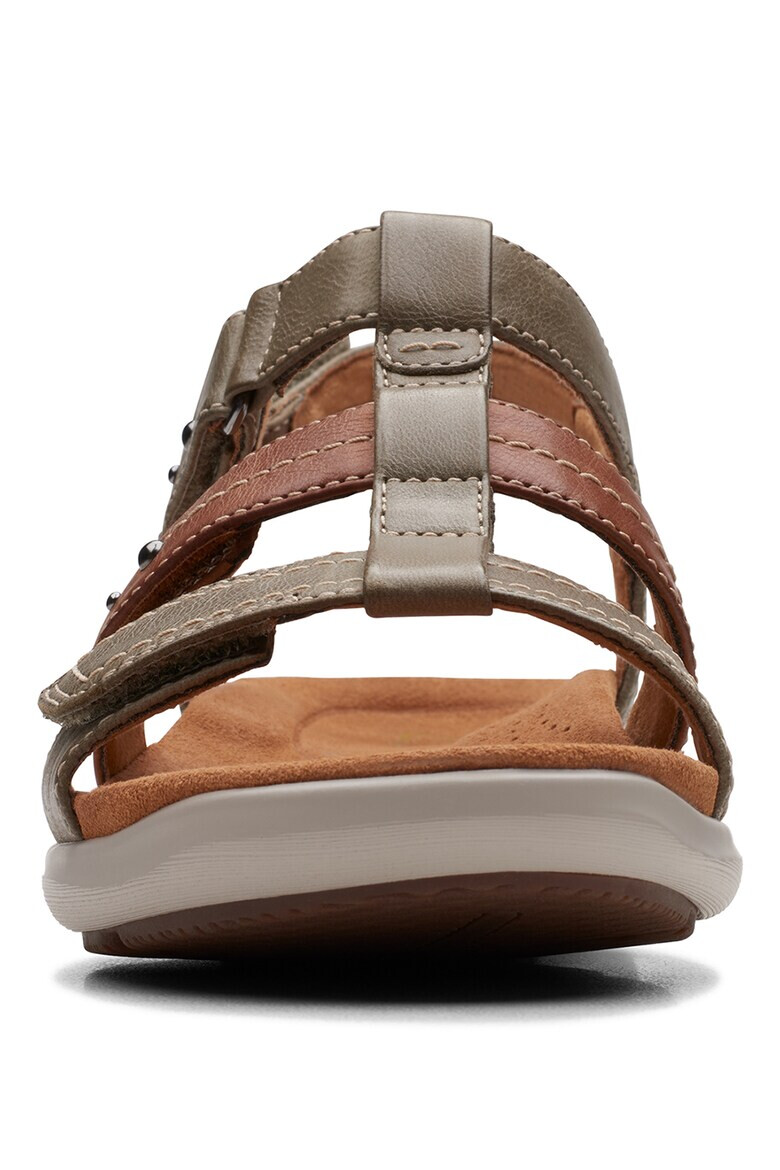 Clarks Кожени сандали с велкро - Pepit.bg
