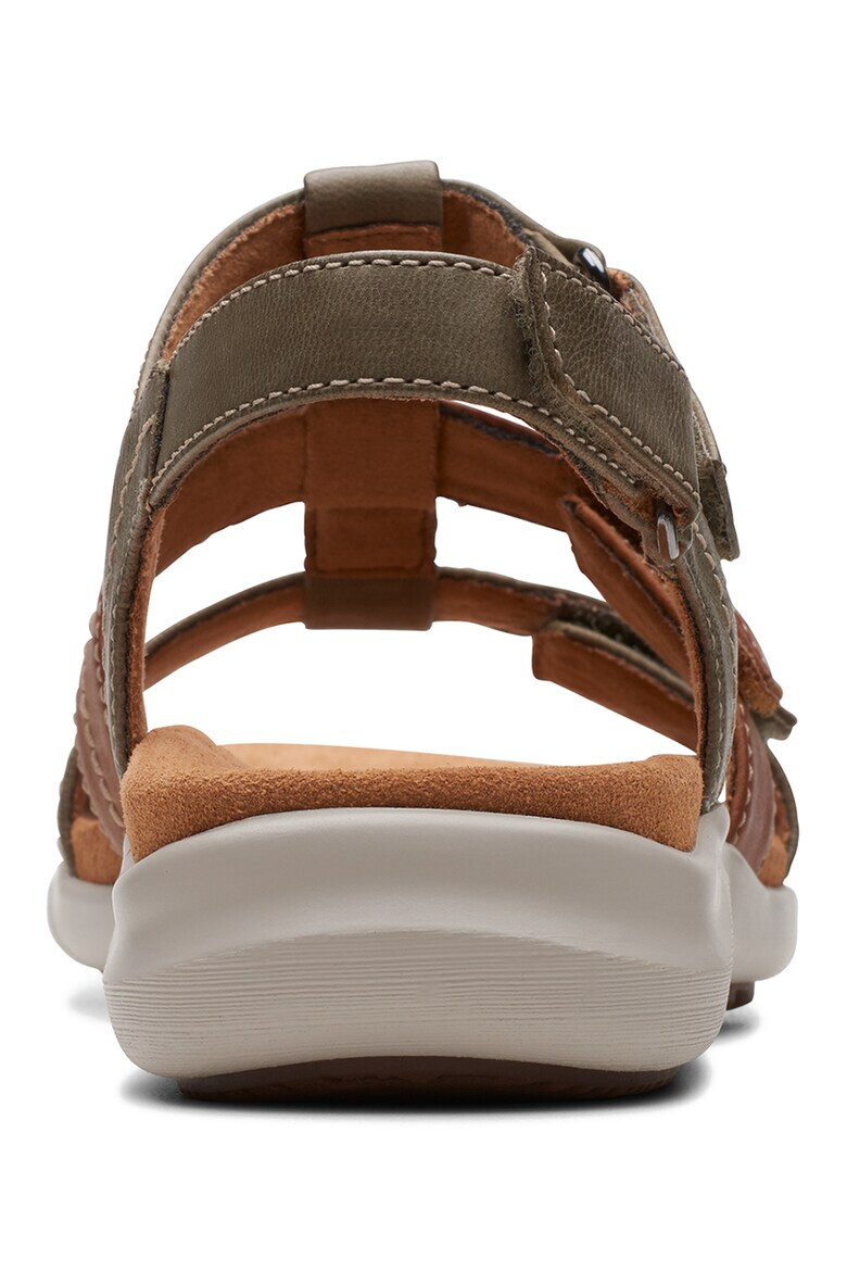Clarks Кожени сандали с велкро - Pepit.bg