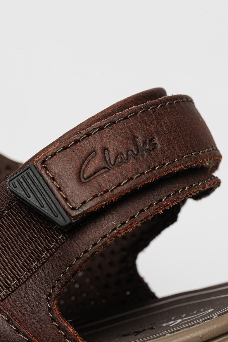 Clarks Кожени сандали Saltway Trail с велкро - Pepit.bg