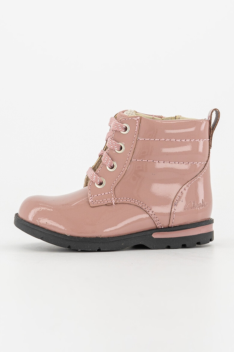 Clarks Лачени кожени боти Dabi - Pepit.bg