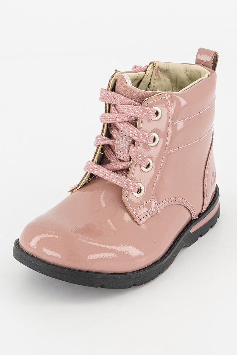 Clarks Лачени кожени боти Dabi - Pepit.bg